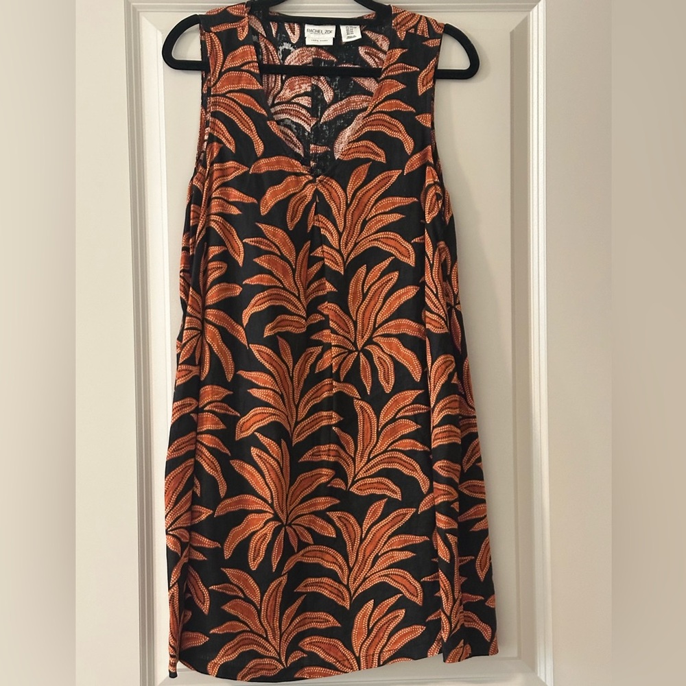 RACHEL ZOE LINEN SHIFT DRESS